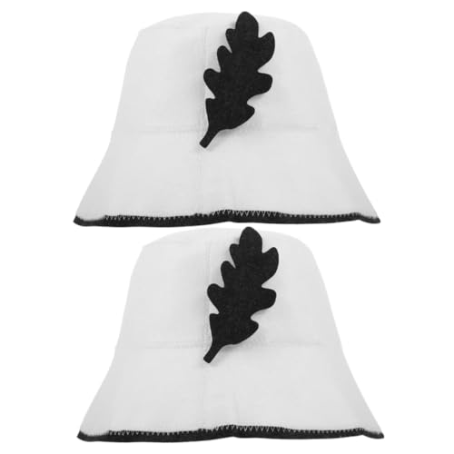 DONFAMDS 2stücke Teiliges Filz Sauna-hut Bequeme Saunamütze Für Damen Und Herren Hitzebeständig Und Anpassbar Für Sauna Dampfbad Und Wellnessanwendungen von DONFAMDS