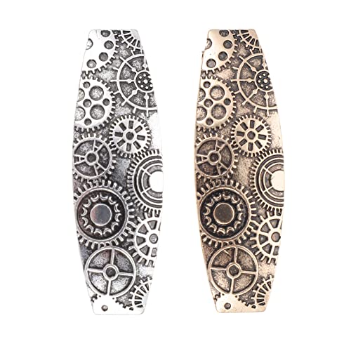 DONFAMDS 2stücke Vintage Metall Haarklammern Mit Muster Für Damen Retro Haarspangen Als Modisches Accessoire Für Hochzeiten Partys Und Alltag von DONFAMDS