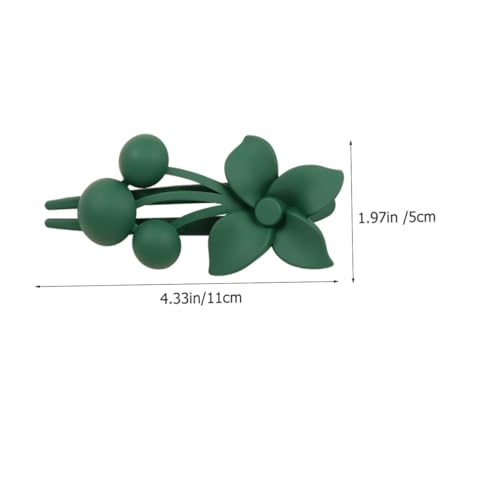 DONFAMDS 3 Stück Große Französische Haarklammern mit Blumenmotiv für Dickes und Dünnes Haar Stabile Haarklammern für Damen zum Stylen bei Festen Geburtstagen und Alltag Grün DONFAMDS 3 Stück Große Französische Haarklammern mit Blumenmotiv für Dickes und Dünnes Haar Stabile Haarklammern für Damen zum Stylen bei Festen Geburtstagen und Alltag Grün von DONFAMDS