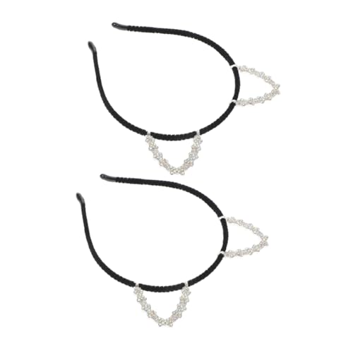 DONFAMDS 3 Stück Katzenohren Haarreif mit Teiliges für Cosplay und Partys Vielseitiger Kopfschmuck für Glitzerndes Design für Halloween und Besondere Anlässe von DONFAMDS