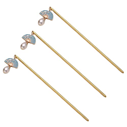 DONFAMDS 3 Stück Teiliges Retro Haarnadel aus Metall Chinesische Haarnadeln für Damen für Hochsteckfrisuren und Alltägliche Styles Langlebig und DONFAMDS 3 Stück Teiliges Retro Haarnadel aus Metall Chinesische Haarnadeln für Damen für Hochsteckfrisuren und Alltägliche Styles Langlebig und von DONFAMDS