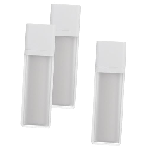 DONFAMDS 3stücke Luftlose Pumpflasche Refillbar Leerer Reise Lotion Pumpbehälter Vakuum Presse Flaschen Container Für Kosmetik Creme Handcreme von DONFAMDS