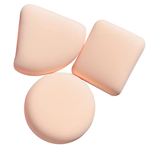 DONFAMDS 3stücke Nass Trocken Make-up Kosmetiktuch Puderquaste Puff Schwamm Für Foundation Concealer Puder Werkzeug Mit Band Für Mädchen Hautfreundlich Waschbar von DONFAMDS