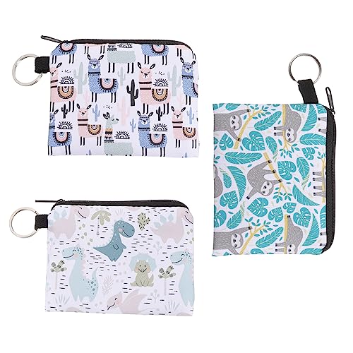 DONFAMDS 3stücke Reißverschlusstaschen Aus Hochwertigem Material wasserdichte Reise-aufbewahrungstaschen Kosmetik-Organizer Für Damenbinden Lippenstifte Schlüssel Und Kleine von DONFAMDS