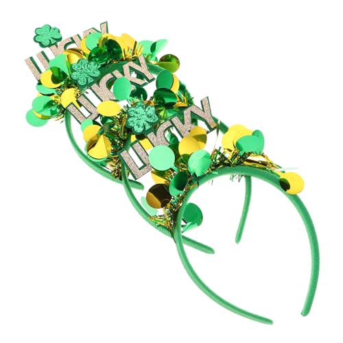 DONFAMDS 3stücke Satin Stirnbänder Mit Kleeblatt Design Damen Festival Party Zubehör Kopfbedeckung Für St Patrick's Day Fotos Und Feiern DONFAMDS 3stücke Satin Stirnbänder Mit Kleeblatt Design Damen Festival Party Zubehör Kopfbedeckung Für St Patrick's Day Fotos Und Feiern von DONFAMDS
