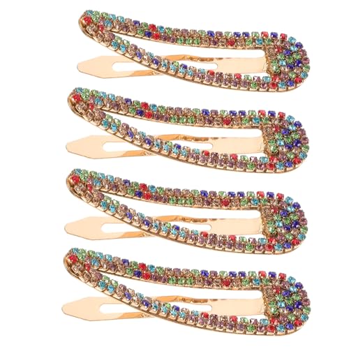 DONFAMDS 4Stücke Haarspangen für Damen Glitzernde Haarspangen Entenschnabel Haarnadeln aus Robuster Haar Accessoire DONFAMDS 4Stücke Haarspangen für Damen Glitzernde Haarspangen Entenschnabel Haarnadeln aus Robuster Haar Accessoire von DONFAMDS