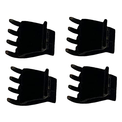 DONFAMDS 4stücke Kleine Klaue Klemme Frauen Haarklammer Einfache Velour Haarverschluss Ornament Für Alltag Frisuren Fixieren von DONFAMDS
