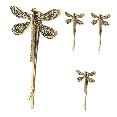 DONFAMDS 4Stücke Libellen Haarspangen Dekorative Metall Haarspangen für Damen Vintage Haaraccessoires mit Modisches und Stabiles Haarschmuck für Besonderen Anlässe DONFAMDS 4Stücke Libellen Haarspangen Dekorative Metall Haarspangen für Damen Vintage Haaraccessoires mit Modisches und Stabiles Haarschmuck für Besonderen Anlässe von DONFAMDS