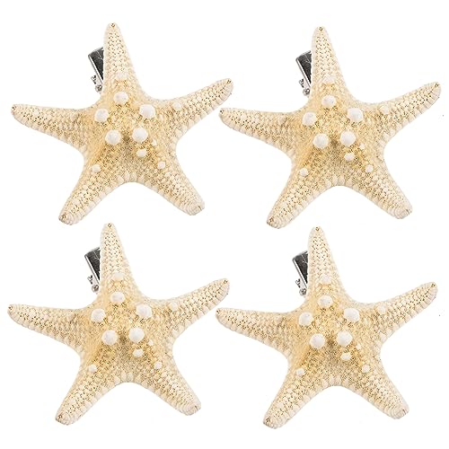 DONFAMDS 4stücke Fach Seestern Haarnadel Strand Haarspange Stern Haarschmuck Für Damen Mädchen Natur Seestern Haarspange Braut Haarschmuck Zufällige Farbe DONFAMDS 4stücke Fach Seestern Haarnadel Strand Haarspange Stern Haarschmuck Für Damen Mädchen Natur Seestern Haarspange Braut Haarschmuck Zufällige Farbe von DONFAMDS