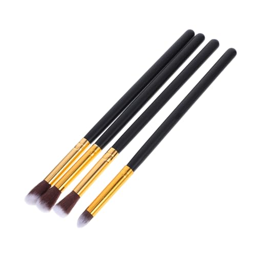 DONFAMDS 4stücke Teiliges Augen-make-up-pinsel-set Lidschattenpinsel Make-up-pinsel Kosmetik-set Lidschatten-mischstift Lidschatten Lippen Foundation Schwarz Gold DONFAMDS 4stücke Teiliges Augen-make-up-pinsel-set Lidschattenpinsel Make-up-pinsel Kosmetik-set Lidschatten-mischstift Lidschatten Lippen Foundation Schwarz Gold von DONFAMDS