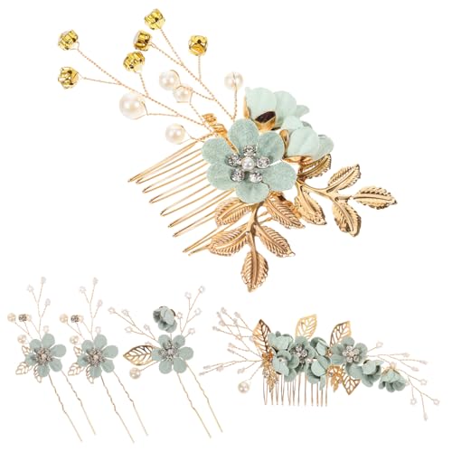 DONFAMDS 5stücke Teiliges Braut Haarschmuck Mit Strass Haarkamm Und Haarnadeln Für Hochzeiten Verlobungen Und Abende Langlebige Styling-werkzeuge Für Frauen Und Brautjungfern von DONFAMDS