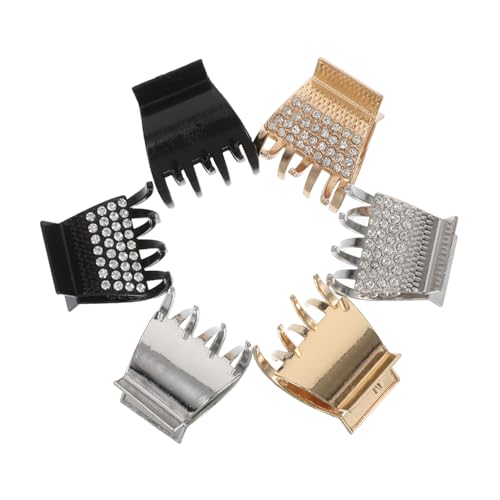 DONFAMDS 6stücke Kleine Haarklammern Für Frauen Modische Krallenclips Für Haartypen Stark Haltend Und Langlebig Für Mädchen Und Damen von DONFAMDS