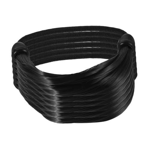 DONFAMDS 6 Stück Teiliges Unsichtbare Haargummis für Pferdeschwanz Flexible Elastische Haarbänder für Damen für Hochsteckfrisuren Schwarz Beschädigung Haare Vielseitig Einsetzbar von DONFAMDS