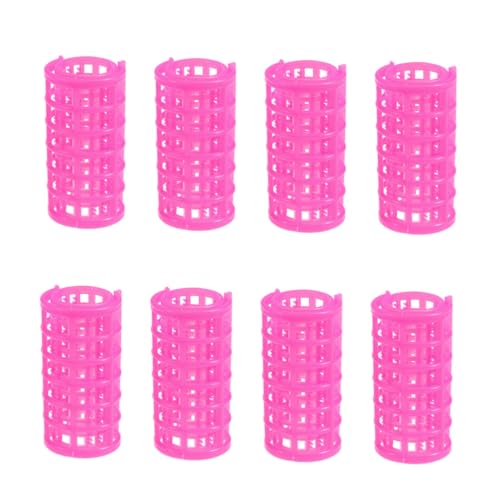 DONFAMDS 8stücke Haarspangen Set Doppellagig Selbsthaltend Kunststoff Lockenwickler Für Frauen Damen Herren Junge Mädchen Mittlere Zum Wellen Und Styling von DONFAMDS