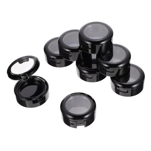DONFAMDS 8stücke Lidschatten-ersatzbox Kosmetik-organizer Weiß Make-up-leerplatte Lidschatten-kompakthülle Lidschatten-box Für Reisen Und Zuhause von DONFAMDS