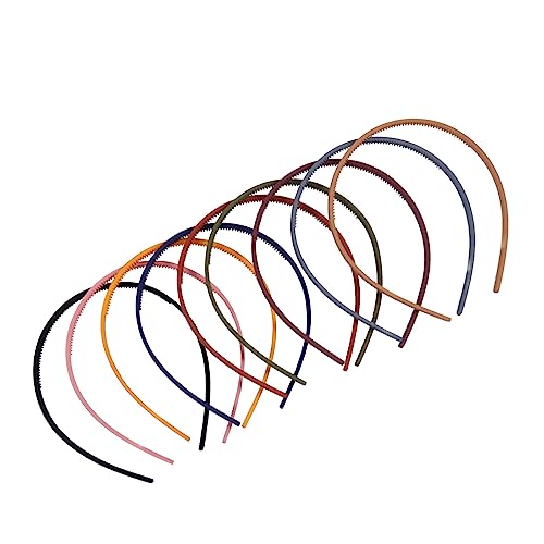 DONFAMDS 9stücke Zähne Haarreifen Dusch Haarreifen Multifunktionale Frauen Haarschmuck Bunte Haar Zubehör Diy Stirnband Haarschmuck von DONFAMDS