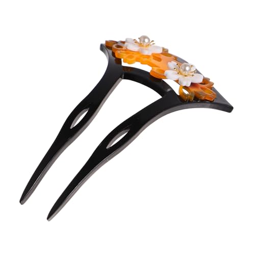 DONFAMDS Antike Chinesische Haarnadel U-förmiger Vintage Haarstab Elegant für Damen und Mädchen Geeignet für Partys Festivals Zeremonien Mittleres Dickes Haar Modischer Haarschmuck von DONFAMDS