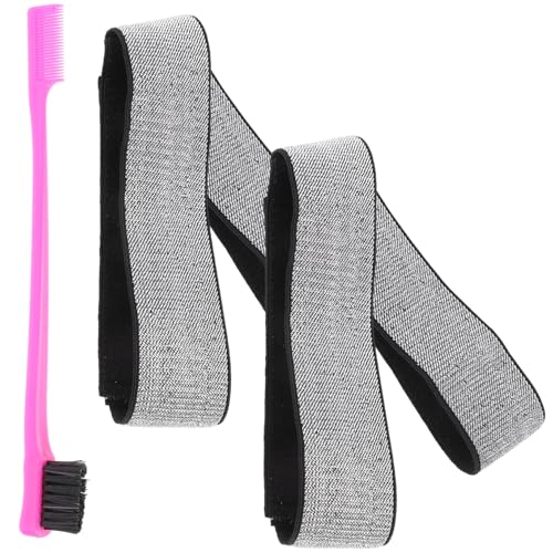 DONFAMDS Atmungsaktive Perückenbänder Elastische Perückenrandbänder Rutschfeste Perückenfixierungsbänder für Damen Verstellbares Gummiband für Perücken Wiederverwendbare Perückenzubehör von DONFAMDS