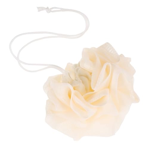 DONFAMDS Badeschwammball Mit Rückenschrubber Für Dusche Luffaschwamm Für Bad Körperschwamm Für Erwachsene Und Duschschrubber Mit Seifenhalter Badeschrubberbälle Für Männer Und Frauen Reinig von DONFAMDS