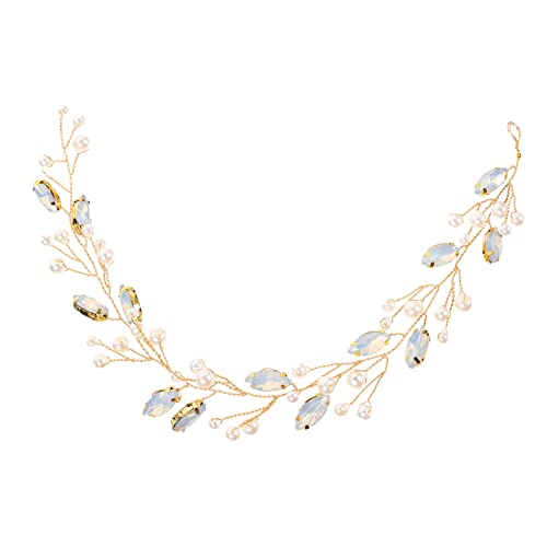 DONFAMDS Braut Haarband Mit Perlen Exquisites Stirnband Für Haarschmuck Handgefertigtes Accessoire Für Braut Und Besondere Anlässe DONFAMDS Braut Haarband Mit Perlen Exquisites Stirnband Für Haarschmuck Handgefertigtes Accessoire Für Braut Und Besondere Anlässe von DONFAMDS