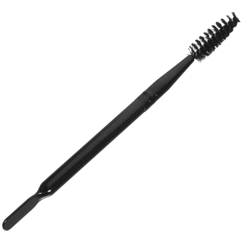 DONFAMDS Double Ended Mascara Brush und Augenbrauenbürste Hochwertiger Holzgriff Nylonborsten Leicht und Handlich Doppelseitiges Make Up Tool für Präzises Styling von Wimpern und von DONFAMDS