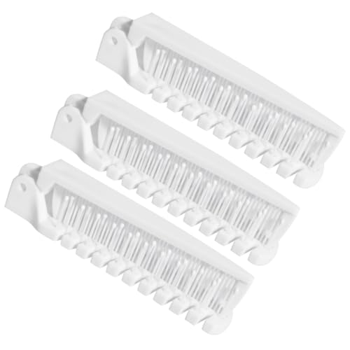 DONFAMDS 3stücke Faltbarer Reisehaarkamm Aus Kunststoff Mit Doppelkopfdesign Kompakt Für Handtaschen Schmerzfrei Für Dickes Lockiges Oder Glattes Haar Für Reisen Und Junge Mädchen von DONFAMDS