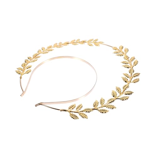 DONFAMDS Goldenes Doppelschicht Stirnband mit Blattdesign Haaraccessoire für Hochzeiten Partys und Besondere Anlässe Handgefertigtes Retro Haarband für Damen DONFAMDS Goldenes Doppelschicht Stirnband mit Blattdesign Haaraccessoire für Hochzeiten Partys und Besondere Anlässe Handgefertigtes Retro Haarband für Damen von DONFAMDS