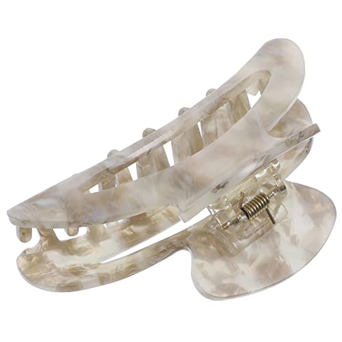 DONFAMDS Großer Haarklammer Acryl Claw Clip mit Marmor Muster Extra Große Haarklammer für Dickes und Dünnes Haar Langlebiger Haarclip zum Stylen und Fixieren Praktisches Damen von DONFAMDS