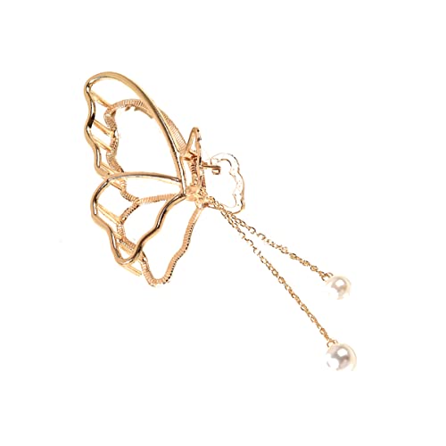 DONFAMDS Haarklammer Perlenquasten Dekorative Haarspange Eleganter Kopfschmuck für Damen für Formelle und Lässige Frisuren Perfektes DONFAMDS Haarklammer Perlenquasten Dekorative Haarspange Eleganter Kopfschmuck für Damen für Formelle und Lässige Frisuren Perfektes von DONFAMDS
