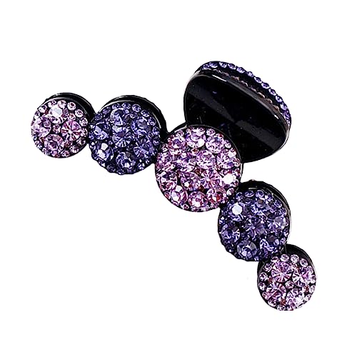 DONFAMDS Strass-haarklaue-clip Aus Hochwertigem Material Glatte Oberfläche Ohne Grate Schützt Haar Und Kopfhaut Exquisiter Damen-kopfschmuck Für Haardekoration von DONFAMDS