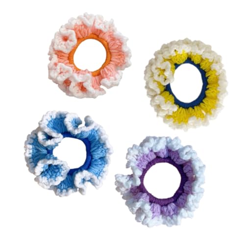 DONFAMDS Haarring Aus Wolle Handgewebte Haarschmuck Haargummis Langlebig Und Praktisch Passt Zu Kleidungsstücken Hochwertig Und Attraktiv von DONFAMDS