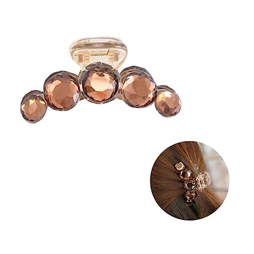 DONFAMDS Haarspangen Mit Kristallbohrer Perlen Haarkralle Damen Haarkrallen Haarspangen Für Mädchen Mädchen Krallenclips Haarschmuck Für Frauen Bohrer Haarkralle Zum Auffangen Von von DONFAMDS