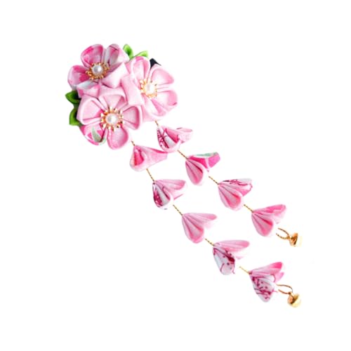 DONFAMDS Japanischer Kimono Haarschmuck mit Quaste Haarspange für Damen Handgefertigte Haarclips Haaraccessoire für Festivals Hochzeiten und Alltagsmode von DONFAMDS