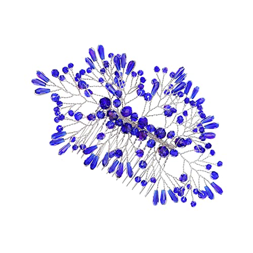 DONFAMDS Kamm Mit Strasssteinen Für Braut Brautjungfern Hochzeit Abendparty Cosplay Weihnachten Geburtstag Damen Mädchen Frauen Haar Ornament Kamm von DONFAMDS