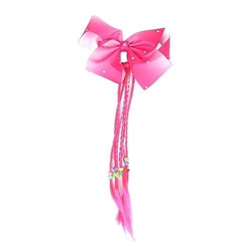 DONFAMDS Bunte Junge Mädchen-haarbänder Mit Schleifen Und Regenbogen-design Kreative Haarschmuck Für Mädchen Falsches Zopf-haarband Für Partys Und Alltag von DONFAMDS