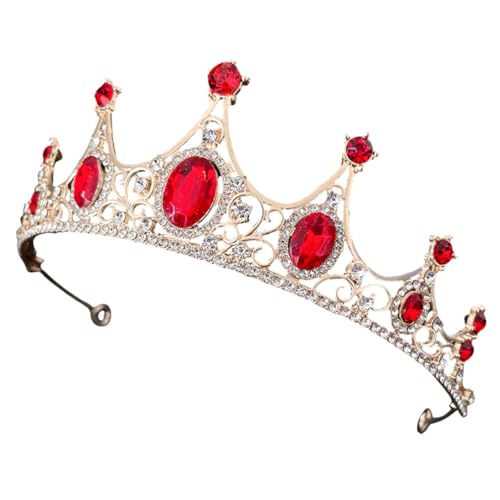 DONFAMDS Kleine Braut Tiara Haarschmuck für Mädchen Glitzernd Farbbeständig Leichtes Langlebiges Kopfschmuck Accessoire für Party Karneval und Festliche Anlässe von DONFAMDS