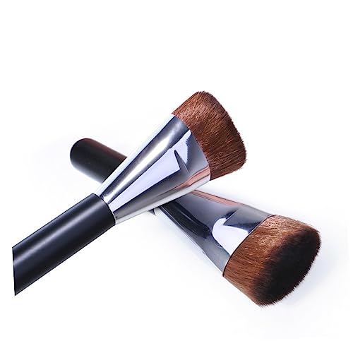 DONFAMDS Kosmetikset Mit Großen Make-up-pinseln Aus Kunststoffgriff Professionelle Werkzeuge Für Lose Puder Foundation Und Make-up-anwendung Für Frauen von DONFAMDS
