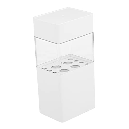 DONFAMDS Kosmetik Pinsel Organizer Mit Staubschutz Transparenter Make-up Bürsten Für Eyeliner Augenbrauenstifte Und Mehr Langlebig Und Stabil Für Schminktisch von DONFAMDS