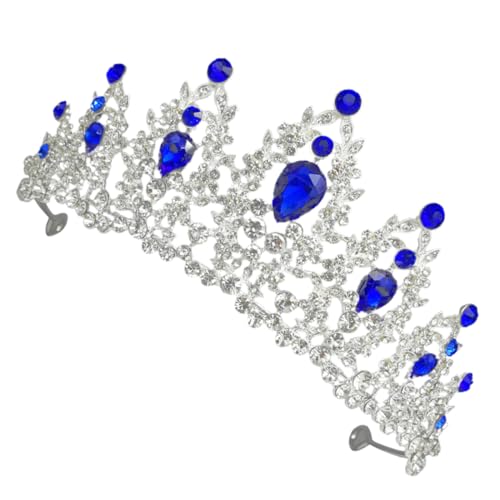 DONFAMDS Rhinestone Brautkrone Damen Hochzeitsdiadem Leichtes Stirnband Elegant für Hochzeit Verlobung Geburtstag Schmuck Haarschmuck Mädchen Teenager von DONFAMDS