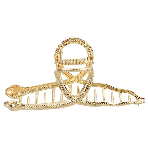 DONFAMDS Schlangenkrallenklammer Metallclip Schlangenhaarklammer Rutschfest Dekorativer Haarspange Für Frauen Große Haarklammern Für Dichtes Haar DONFAMDS Schlangenkrallenklammer Metallclip Schlangenhaarklammer Rutschfest Dekorativer Haarspange Für Frauen Große Haarklammern Für Dichtes Haar von DONFAMDS