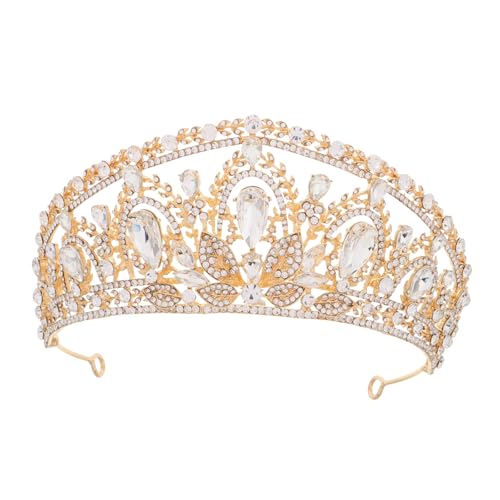 DONFAMDS Strass-tiara Für Damen Hochzeit Braut Stirnband Prinzessinnen-accessoires Geburtstagskrone Mädchen Haar-accessoires Zum Geburtstag Prom Pageant Party Strass-kopfschmuck von DONFAMDS