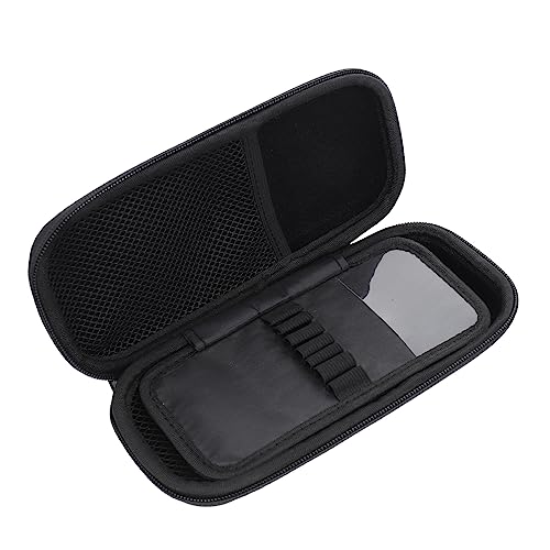 DONFAMDS Make up Pinsel Aufbewahrungstasche Für Damen Reise Kosmetik Organizer Reißverschluss Pu Tasche 22x10x4.5cm Leicht Und Robust Für Lippenstifte Und Pinsel Für Reisen Und von DONFAMDS