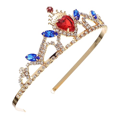 DONFAMDS Tiara Stirnband für Mädchen Strass Haarband Dekorativer Haarschmuck für Geburtstagsfeiern und Leichtes Design DONFAMDS Tiara Stirnband für Mädchen Strass Haarband Dekorativer Haarschmuck für Geburtstagsfeiern und Leichtes Design von DONFAMDS