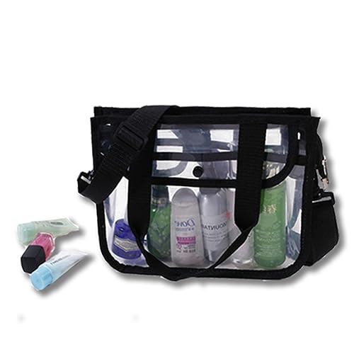 DONFAMDS Transparente Kulturtasche Aus Eva-Material Leichtgewichtig Mit Haken Reiß Und Kratzfest Großes Fassungsvermögen Für Reisen Und Geschäftsreisen Kosmetiktasche Mit Zusätzlichem von DONFAMDS