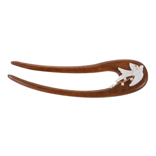 DONFAMDS U-förmige Holz-haarspange Für Damen Dekorativer Haarnadeln Für Hochsteckfrisuren Sanft Zu Haaren Und Kopfhaut Vielseitiges Accessoire Für Anlässe von DONFAMDS