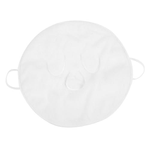 DONFAMDS Wiederverwendbare Heiße Kompressions Gesichtsmaske für Damen Hängendes Handtuch aus Korallenvlies Hautpflegemaske für Effektive Gesichtsbehandlungen von DONFAMDS