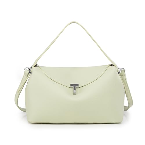 DONGKADE Damen Modisch Elegant Hohe Kapazität Handtasche Umhängetasche Shopper Tasche (Mintgrün) von DONGKADE