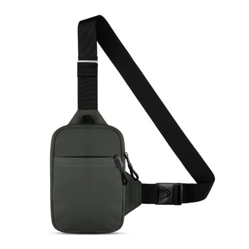 DONGKER Brusttasche Herren, Leichte Sling Chest Crossbody Bag, Wasserdicht Schulter Backpack Umhängetasche Schultertasche Crossbag für Heren/Damen Reise, Wandern, Radfahren, Laufen von DONGKER