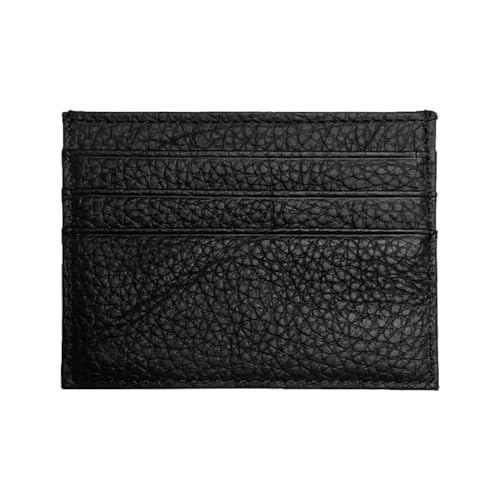 DONGKER Kartenhalter, Leder Kartenetui Damen Herren, Card Holder Kreditkartenetui mit 7 Kartenfächer & Fach für Geldscheine Münzen, Wallet Geschenk Leder Wallet, Unisex von DONGKER