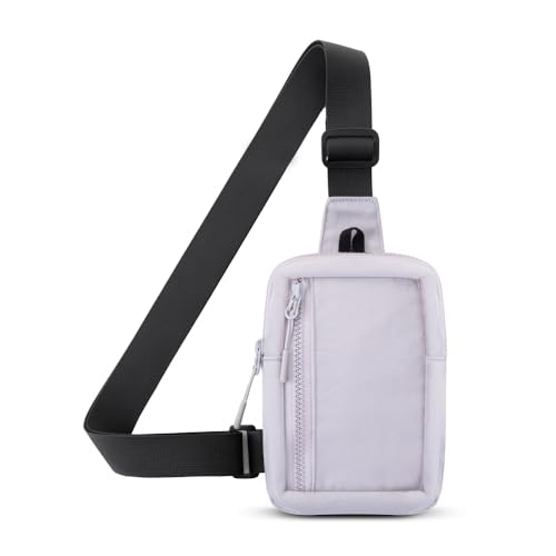 DONGKER Sling Crossbody Bag, Kleine Wasserdichte Umhängetasche Herren/Damen Schultertasche Brusttasche mit verstellbarem Riemen für Wandern, Reisen, Klettern usw von DONGKER